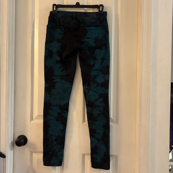 American Eagle Outfitters Teal and Black Jeans - Picture 3 of 7